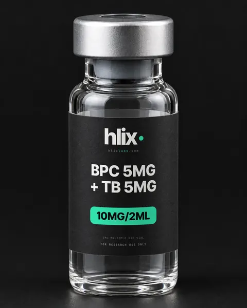 BPC 5mg + TB 5mg 10mg research vial